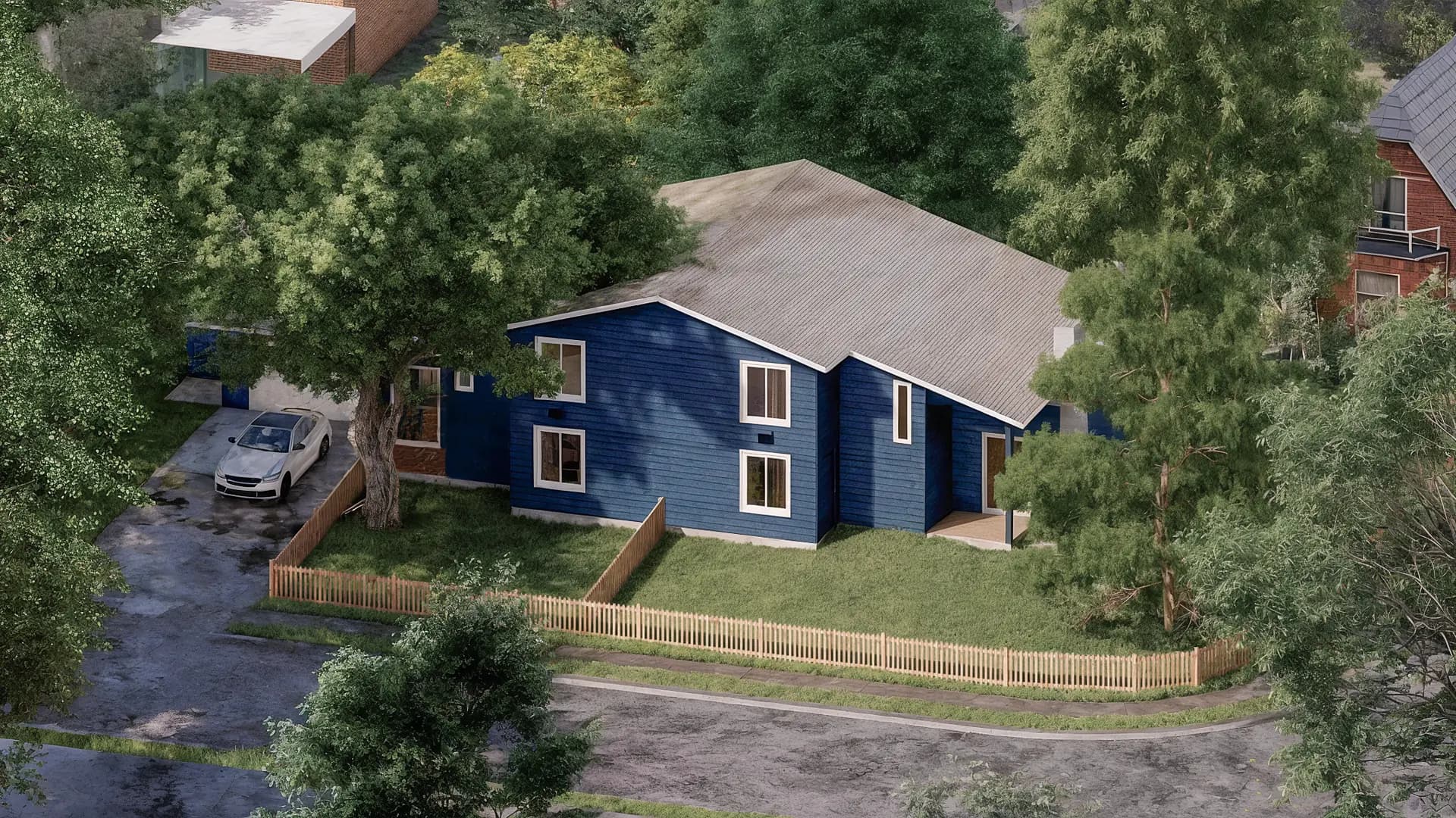A finished Green O Construction addition project.